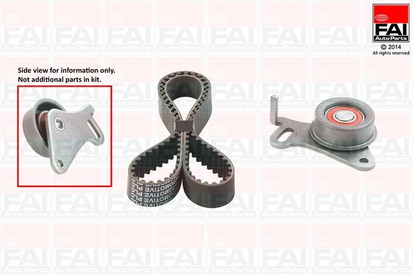 FAI AUTOPARTS paskirstymo diržo komplektas TBK395